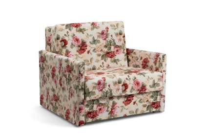 Sofa rozkładana Amerykanka Jolka 85 - wzór w kwiaty Coral Wm 82