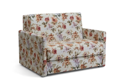 Sofa rozkładana Amerykanka Jolka 105 - wzór w kwiaty Coral Wm 19