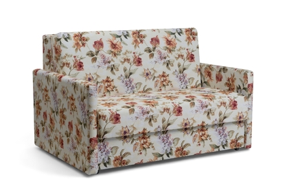 Sofa rozkładana Amerykanka Jolka 120 - wzór w kwiaty Coral Wm 19