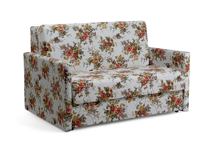 Sofa rozkładana Amerykanka Jolka 120 - wzór w kwiaty Coral Wm 62