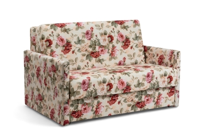 Sofa rozkładana Amerykanka Jolka 120 - wzór w kwiaty Coral Wm 82