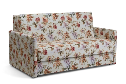 Sofa rozkładana Amerykanka Jolka 140 - wzór w kwiaty Coral Wm 19