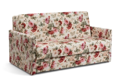 Sofa rozkładana Amerykanka Jolka 140 - wzór w kwiaty Coral Wm 82