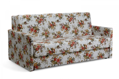 Sofa rozkładana Amerykanka Jolka 155 - wzór w kwiaty Coral Wm 62