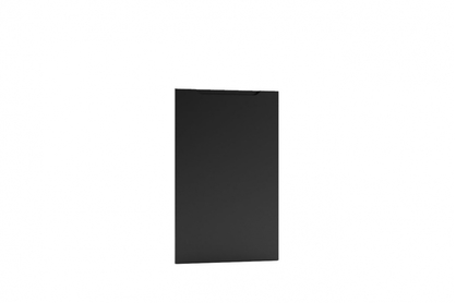 Front do zmywarki 45cm z panelem zakrytym Isabel 45 PZ - czarny groszek / dąb artisan