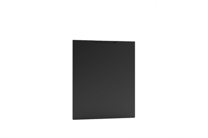 Front do zmywarki 60cm z panelem zakrytym Isabel 60 PZ - czarny groszek / dąb artisan