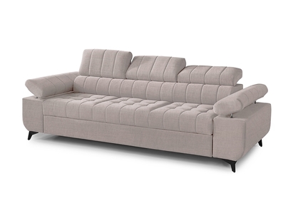 Sofa z funkcją spania Dragonis - beżowa tkanina Maya 01