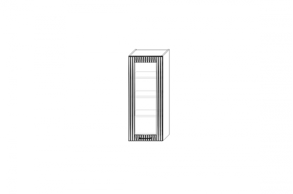 Szafka kuchenna wisząca Kammono F11 WW40.1/100 jednodrzwiowa z przeszkleniem