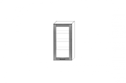 Szafka kuchenna wisząca Kammono F11 WW50.1/100 jednodrzwiowa z przeszkleniem
