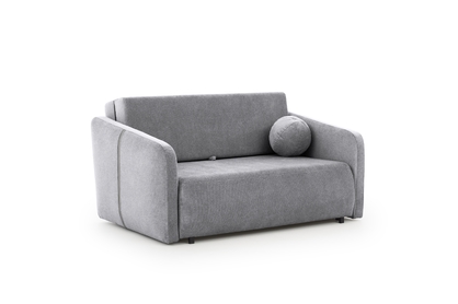 Sofa Zeldia 80 z funkcją spania - szary szenil hydrofobowy Spring 1102