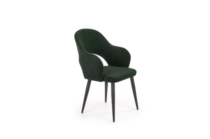 Krzesło tapicerowane K364 - ciemny zielony