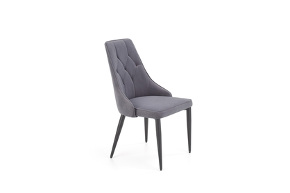 Krzesło tapicerowane K365 - popiel