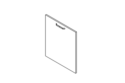 KAMMONO FZMYW60 - front zmywarki - P2 i K2 BLACK