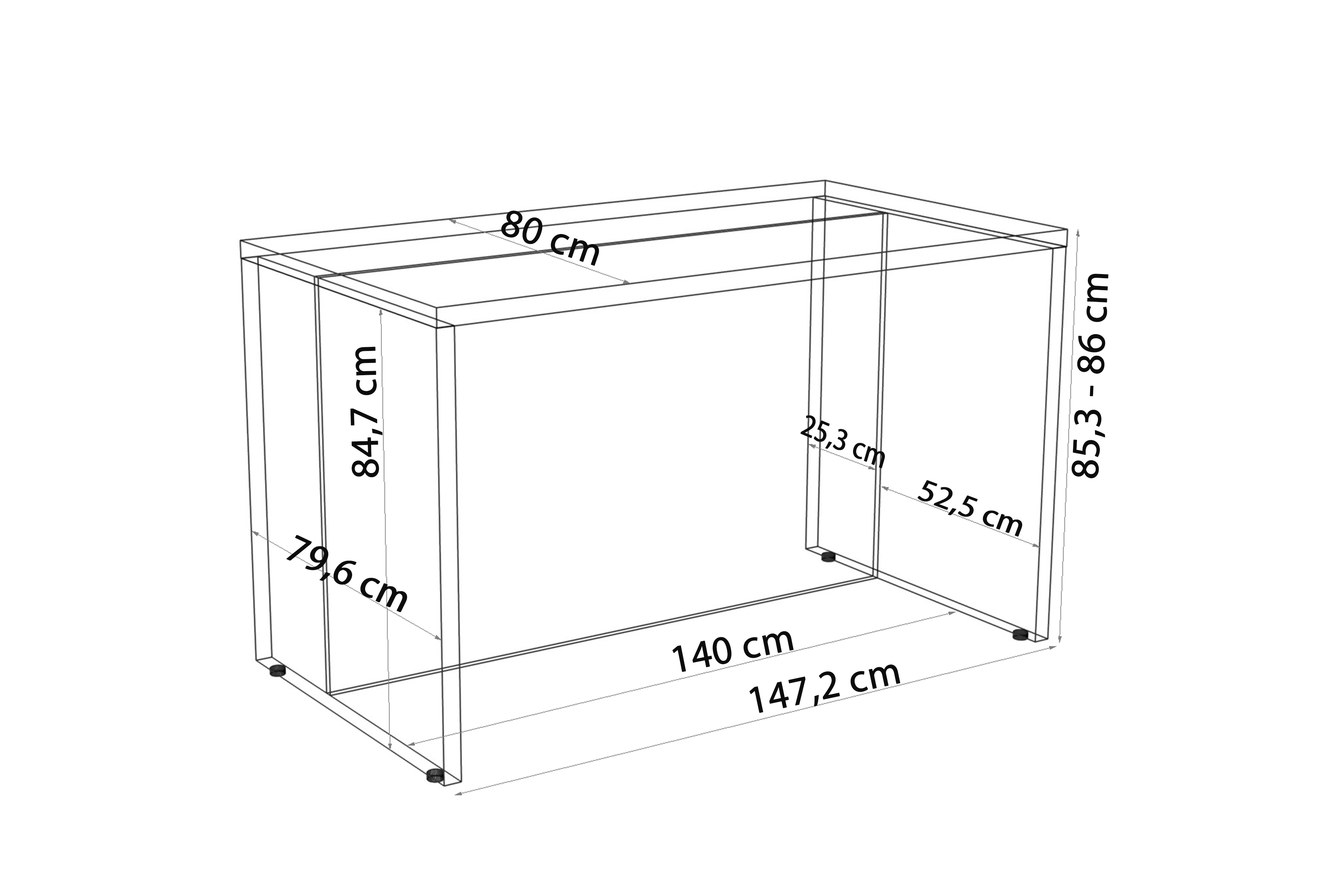 Wyspa Kuchenna KAMMONO 140cm - dąb hikora / marmur czarny Wyspa Kuchenna KAMMONO 140cm - dąb hikora / marmur czarny