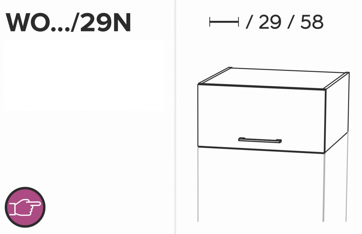 KAMMONO WO90/29N - nadstawka nad słupek - P2 i K2 BLACK KAMMONO WO90/29N - nadstawka nad słupek - P2 i K2 BLACK