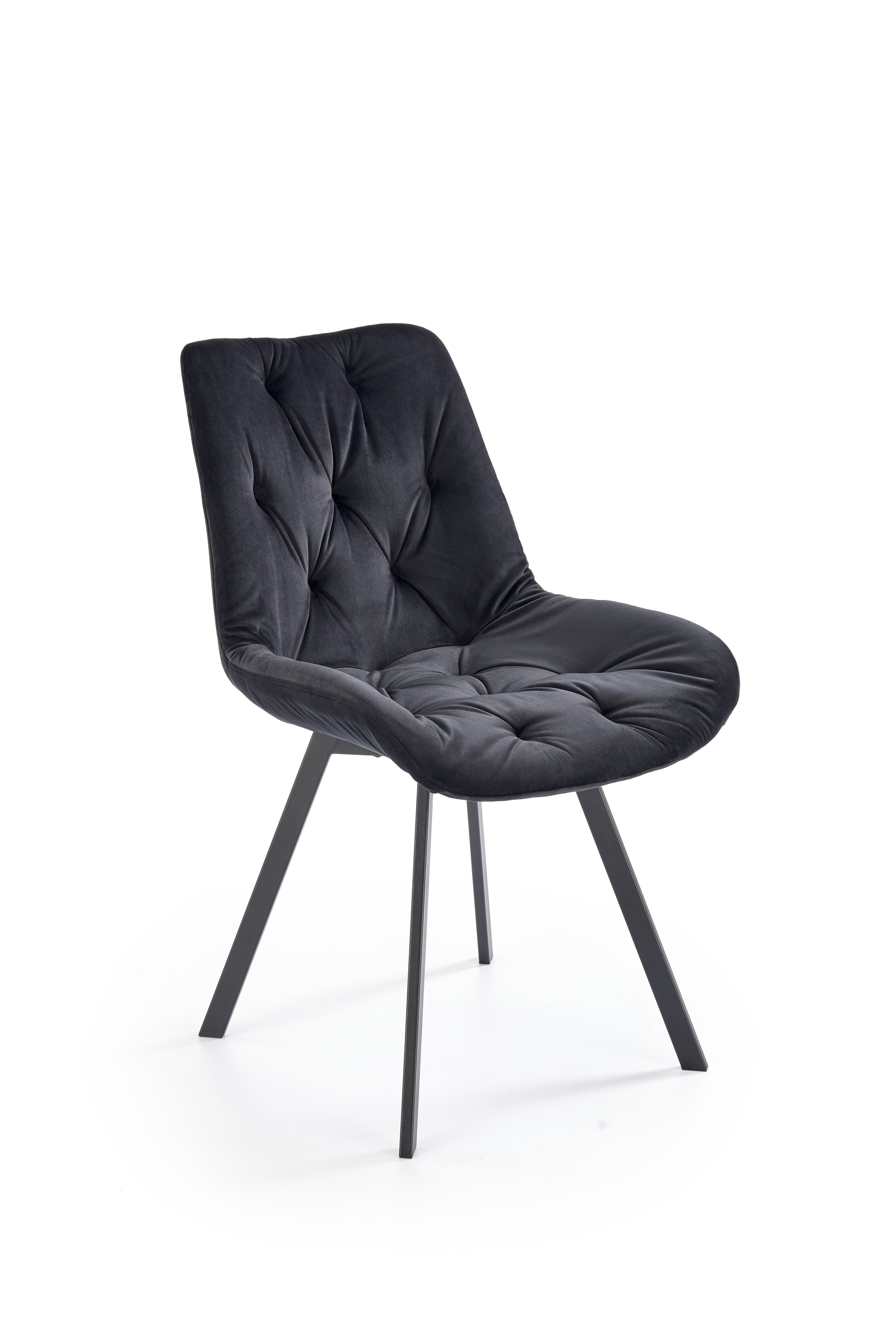 Krzeslo tapicerowane K519 - czarny k519 krzesło czarny