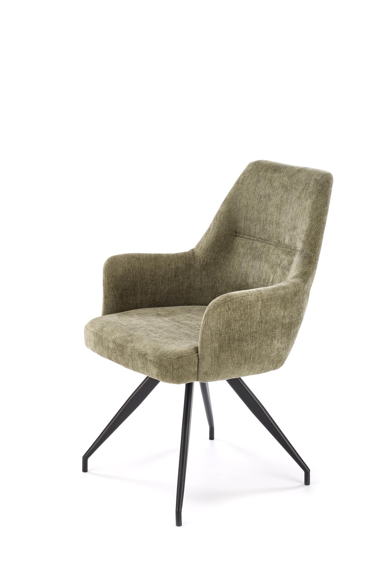 Krzesło tapicerowane K542 obrotowy - szenil oliwkowy Odin 77 Krzesło tapicerowane K542 obrotowy - szenil oliwkowy Odin 77