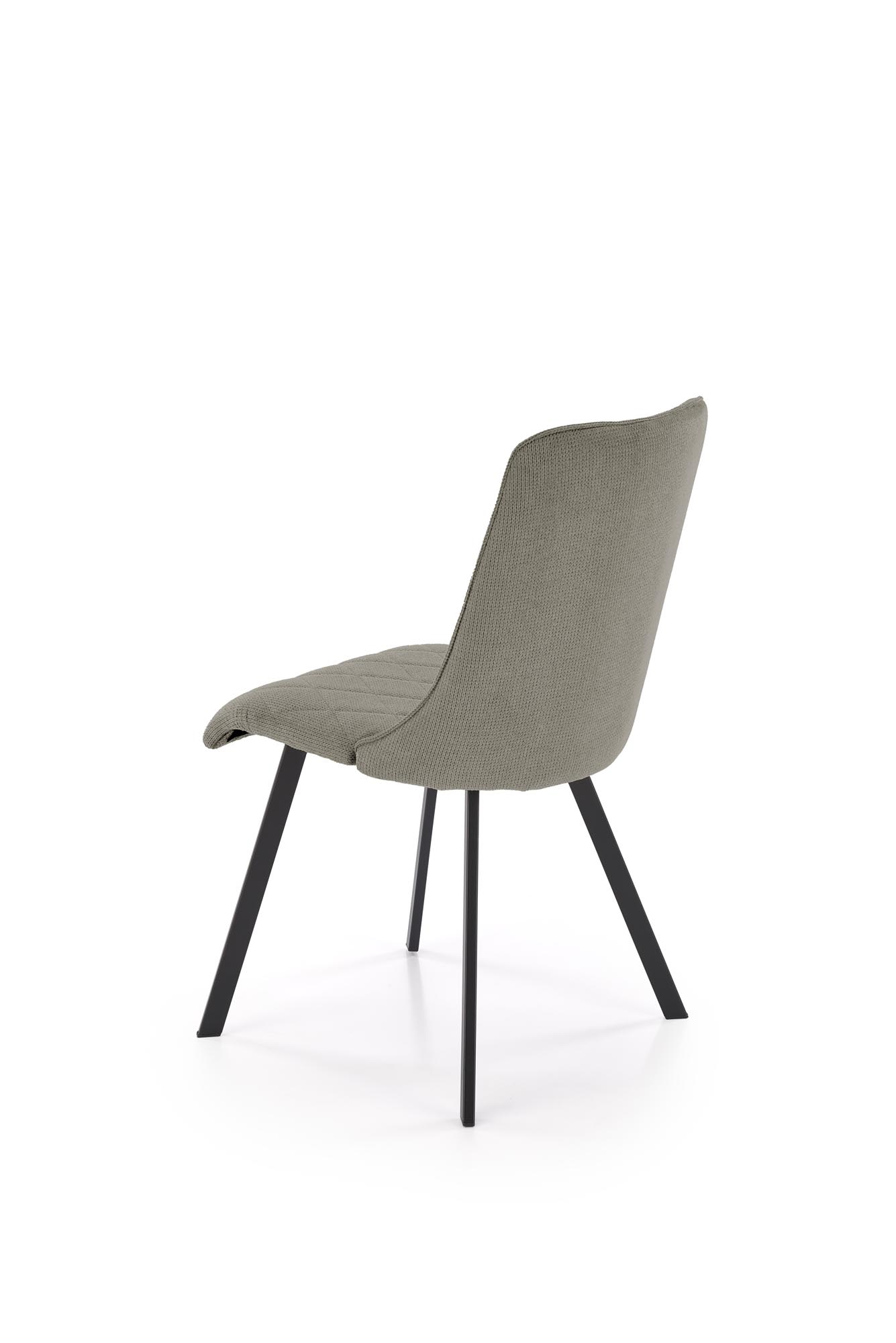 Krzesło tapicerowane K561 - oliwkowy Vardo 74 / czarne nogi Krzesło tapicerowane K561 - oliwkowy Vardo 74 / czarne nogi