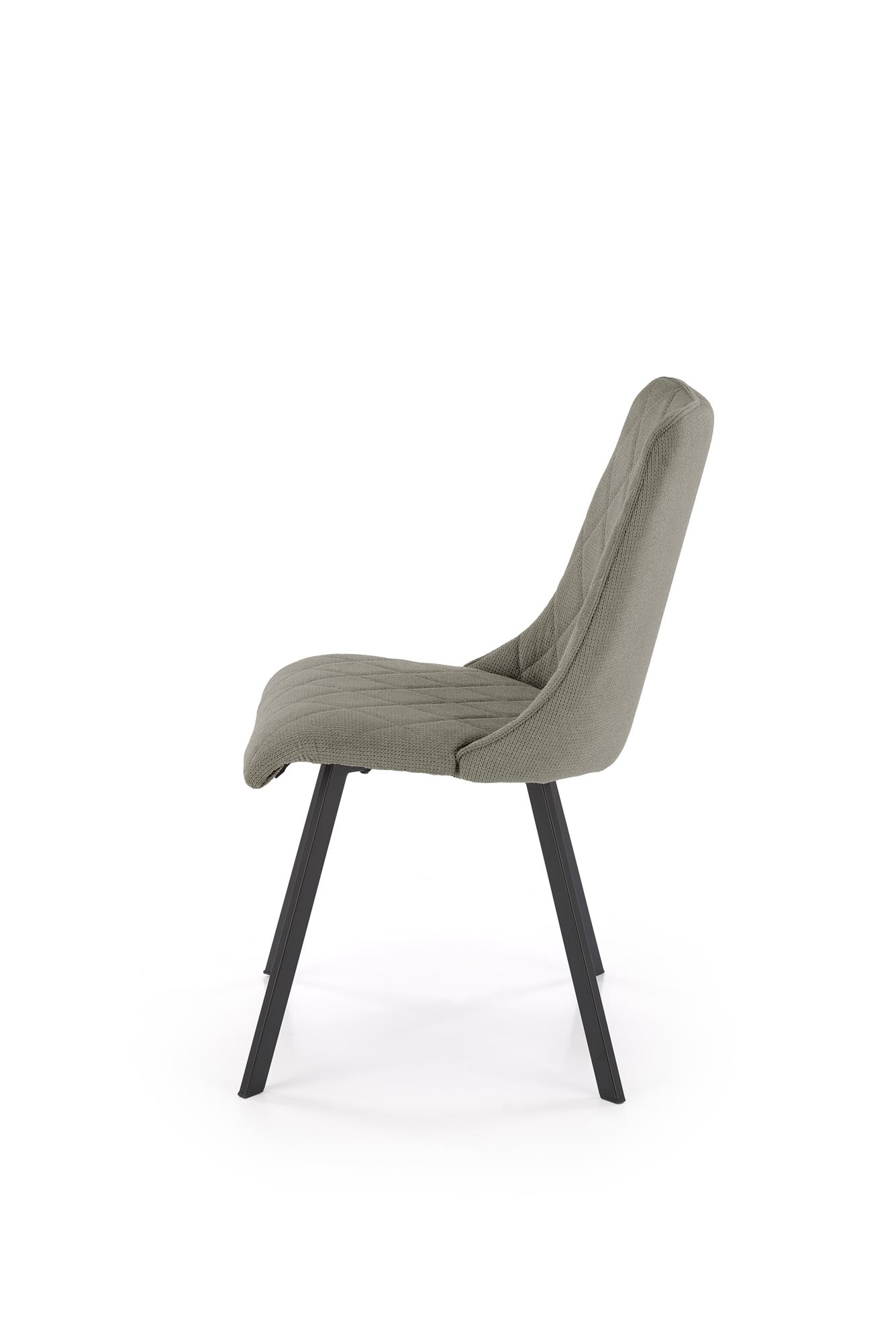 Krzesło tapicerowane K561 - oliwkowy Vardo 74 / czarne nogi Krzesło tapicerowane K561 - oliwkowy Vardo 74 / czarne nogi