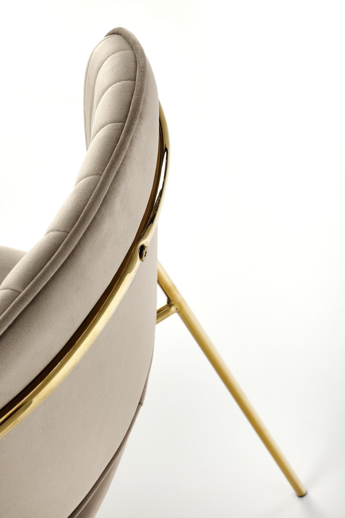 Krzesło tapicerowane K499 - beżowy krzesło tapicerowane k499 - beżowy