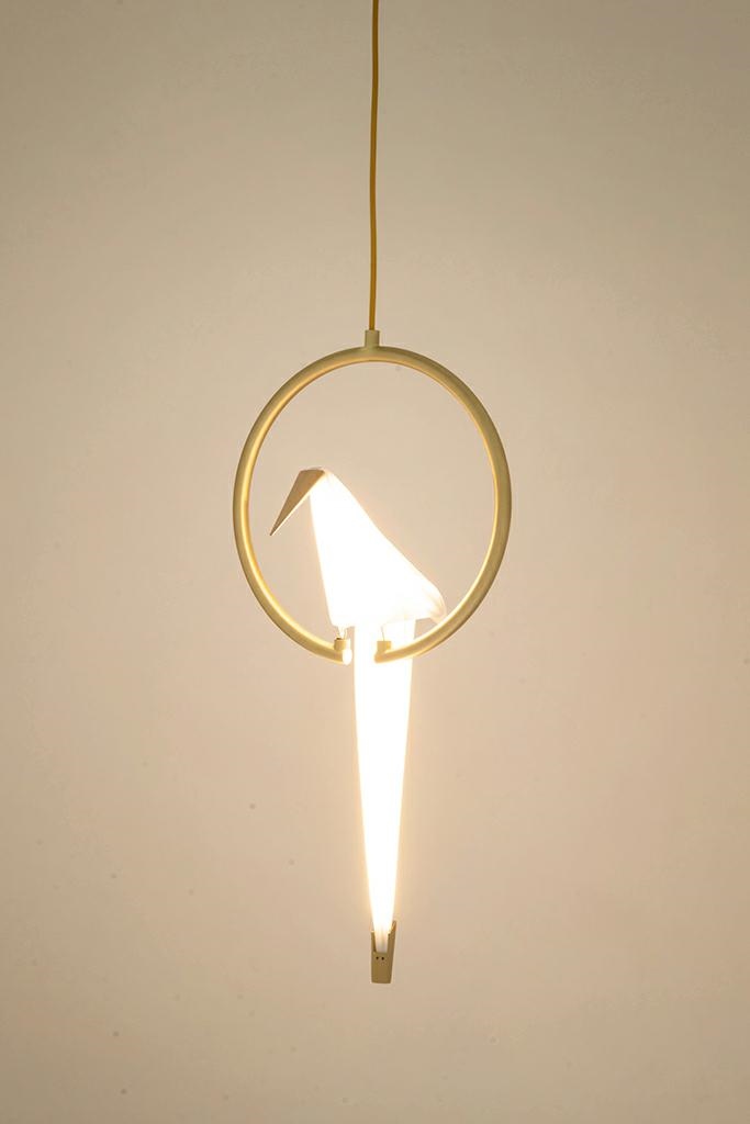 Lampa wisząca LORO 1 CIRCLE złota - LED - Wyprzedaż ekspozycji lampa wisząca loro 1 circle złota - led