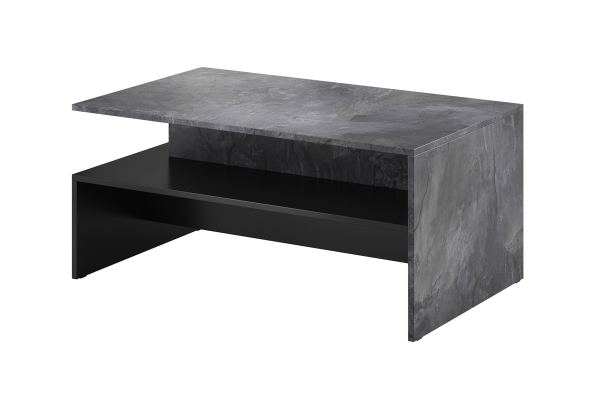 Zestaw mebli do salonu z komodą i ławą Baros - ciemny beton / schiefer ława nowoczesna