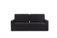 Sofa do półkotapczanu Elegantia 160 cm - Austin 21 Black czarne sofa Elegantia z wąskimi bokami 