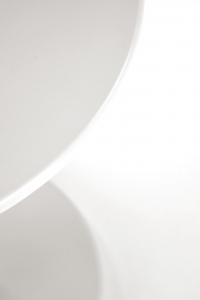Stolik kawowy okrągły Cirilla 40 cm - biały Stolik kawowy okrągły Cirilla 40 cm - biały