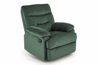 Fotel rozkładany Drager - ciemny zielony welwet Fotel rozkładany Drager - ciemny zielony welwet