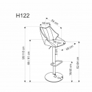 Hoker H122 - beżowa plecionka Vardo 28 / czarny Hoker H122  - beżowa plecionka Vardo 28 / czarny