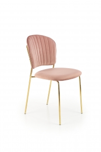 Krzesło tapicerowane K499 - różowy k499 krzesło różowy