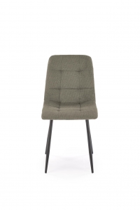 Krzesło tapicerowane K560 - oliwkowy / czarne nogi Krzesło tapicerowane K560 - oliwkowy / czarne nogi