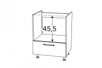 KAMMONO F11 DPK60 - szafka kuchenna pod zabudowę kompaktowego piekarnika KAMMONO F11 DPK60 - szafka kuchenna pod zabudowę kompaktowego piekarnika