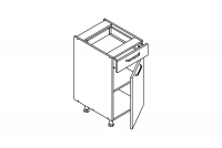 Szafka kuchenna dolna Kammono F11 DSS40.1/1 jednodrzwiowa z szufladą Szafka kuchenna dolna Kammono F11 DSS40.1/1 jednodrzwiowa z szufladą