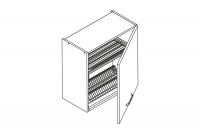 Szafka kuchenna wisząca Kammono F11 WS60.1/61 jednodrzwiowa z ociekaczem  Szafka kuchenna wisząca Kammono F11 WS60.1/61 jednodrzwiowa z ociekaczem 