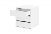 Kontenerek do szafy Lena z szufladami 37 cm - biały kontenerek z szufladami do szafy