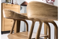 Krzesło drewnianie Aura - dąb miodowy Krzesło drewnianie Aura - dąb miodowy
