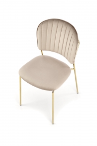 Krzesło tapicerowane K499 - beżowy krzesło tapicerowane k499 - beżowy