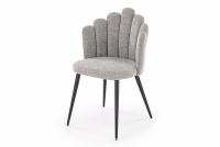Krzesło tapicerowane K552 - szenil popielaty Diosa 85 / czarne nogi Krzesło tapicerowane K552 - szenil popielaty Diosa 85 / czarne nogi