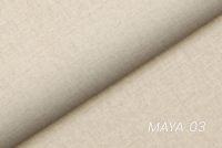 Łóżko tapicerowane Lektis 140x200 - beżowa tkanina łatwoczyszcząca Maya 03 / nogi wenge  Łóżko tapicerowane Lektis 140x200 - beżowa tkanina łatwoczyszcząca Maya 03 / nogi wenge 