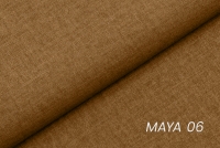 Łóżko tapicerowane Lektis 140x200 - miodowy brąz tkanina łatwoczyszcząca Maya 06 / nogi wenge  Łóżko tapicerowane Lektis 140x200 - miodowy brąz tkanina łatwoczyszcząca Maya 06 / nogi wenge 