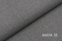 Łóżko tapicerowane Lektis 160x200 - szara tkanina łatwoczyszcząca Maya 18 / nogi wenge  Łóżko tapicerowane Lektis 160x200 - szara tkanina łatwoczyszcząca Maya 18 / nogi wenge 