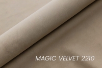 Łóżko tapicerowane Misel 140x200 - beżowy welur Magic Velvet 2210 / nogi czarne  Łóżko tapicerowane Misel 140x200 - beżowy welur Magic Velvet 2210 / nogi czarne 