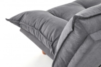 Sofa rozkładana Pillow - welwet popielaty Dilja 14 Sofa rozkładana Pillow - welwet popielaty Dilja 14