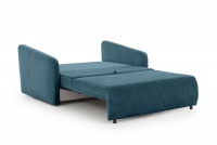 Sofa Zeldia 110 z funkcją spania - niebieski szenil hydrofobowy Spring 1117 Sofa Zeldia 110 z funkcją spania - niebieski szenil hydrofobowy Spring 1117