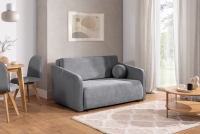 Sofa Zeldia 110 z funkcją spania - szary szenil hydrofobowy Spring 1102 Sofa Zeldia 110 z funkcją spania - szary szenil hydrofobowy Spring 1102