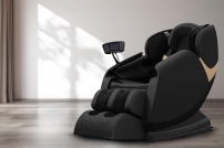 Fotel wypocznynkowy Solaria z funkcją masażu i podgrzewania - czarny Fotel wypocznynkowy Solaria z funkcją masażu i podgrzewania - czarny