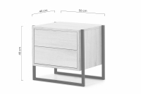 Szafka nocna Loft Lorenzo 50 cm - dąb lorenzo Szafka nocna Loft Lorenzo 50 cm - dąb lorenzo