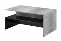 Zestaw mebli do salonu z komodą i ławą Baros - jasny beton nowoczesna ława 