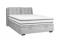 Łóżko kontynentalne z pojemnikiem Branti - 140x200 łóżko sypialniane z tapicerowanym stelażem Branti 